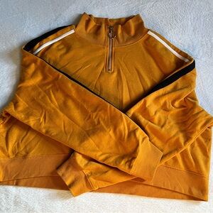 H&M Mustard Yellow Crop Top Sweater